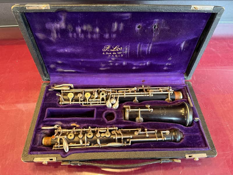 F. Loree Oboe CR 34 1970s - Grenadilla image 1