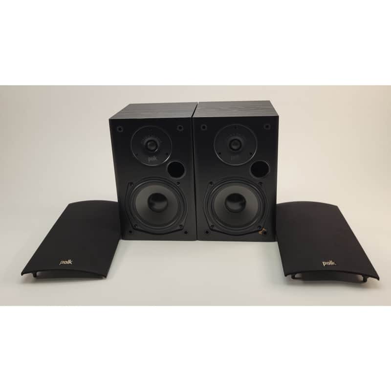 Polkaudio t15 Bookshelf Speakers Pair -Black- Tested image 1
