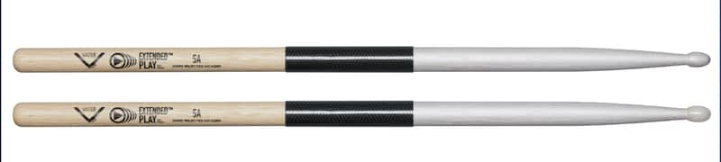 Vater Extended Play 5A Wood Tip Drum Sticks image 1