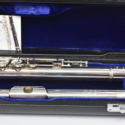 Handmade Pearl Dolce Semi-Pro Flute Offset G Split E B Foot Handcut PH-7 Sterling Headjoint image 3