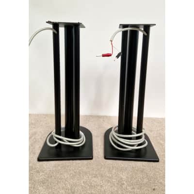 Hi-Fi Speaker Stands - Built In Banana Jack Leads - Excellent image 11