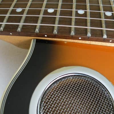 Jay Turser JT-RES Electric Thinline Resonator Guitar Sunburst (Summer Sale) image 6
