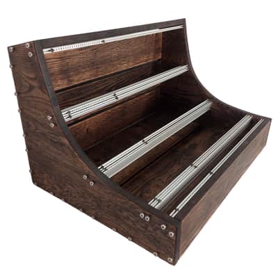 10U / 104hp Eurorack case MARIA • Rails + M3 nuts / Dark oak / Unpowered image 2