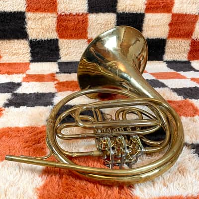 C.G. Conn LTD Single French Horn Key Of F With Case (Tested/Plays Well) image 14