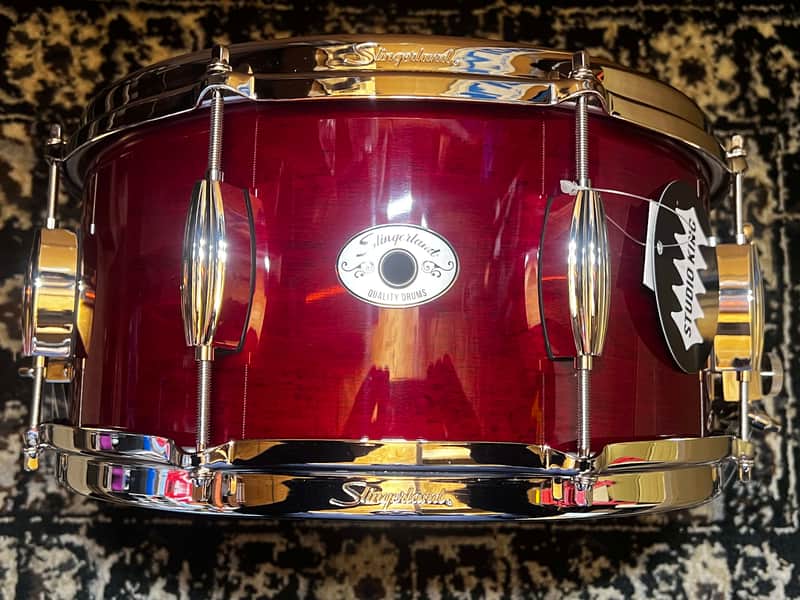 Slingerland 6.5" x 14" Studio King Snare Drum - Royal Crimson Lacquer image 1