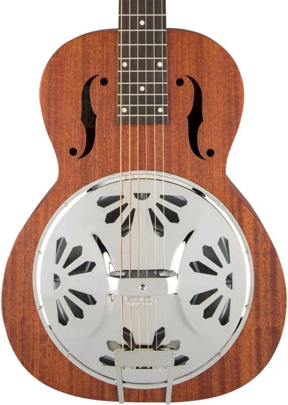 Gretsch G9210 Boxcar Square-Neck Resonator Right Handed Guitar with Padauk Fingerboard and Ampli-Sonic Diaphragm (Natural, 6-String) image 1