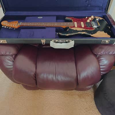 Fender Custom Shop '69 Stratocaster HSS Floyd Rose 2024 - Super Heavy Relic Black image 5