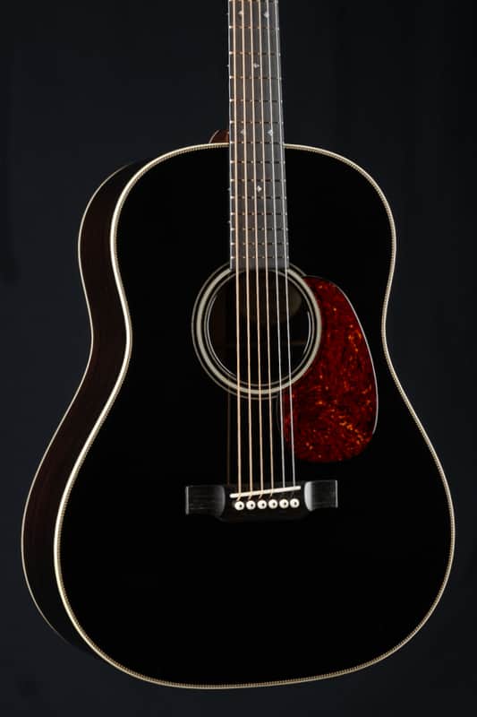 Bourgeois DS Vintage 12-Fret Indian Rosewood and Adirondack Spruce Black Top NEW image 1