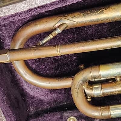 Academy vintage cornet Rudy Muck Early 1900's - Brass and nickel image 3