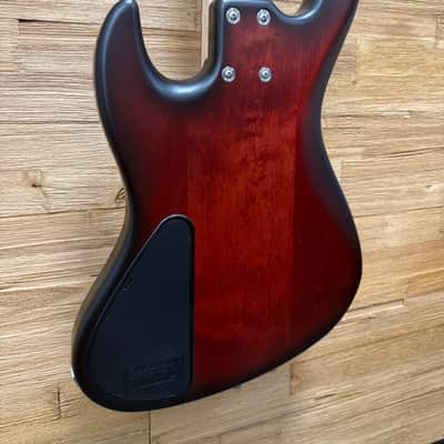 Sadowsky MetroLine 21-Fret Vintage M/J 4- string Bass- Burgundy Burst Trans Satin  w/soft bag  New! image 15
