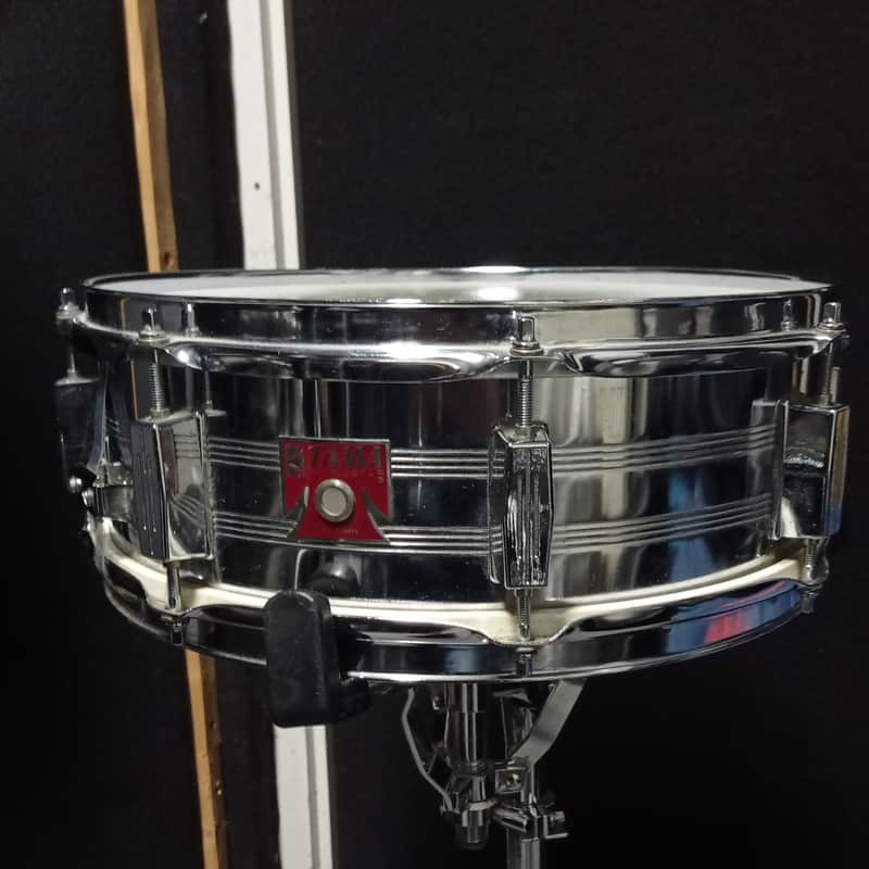 Tama Swingstar 14"x5 Pre serial Red badge ♥️ 1981-1982 - Chrome image 1
