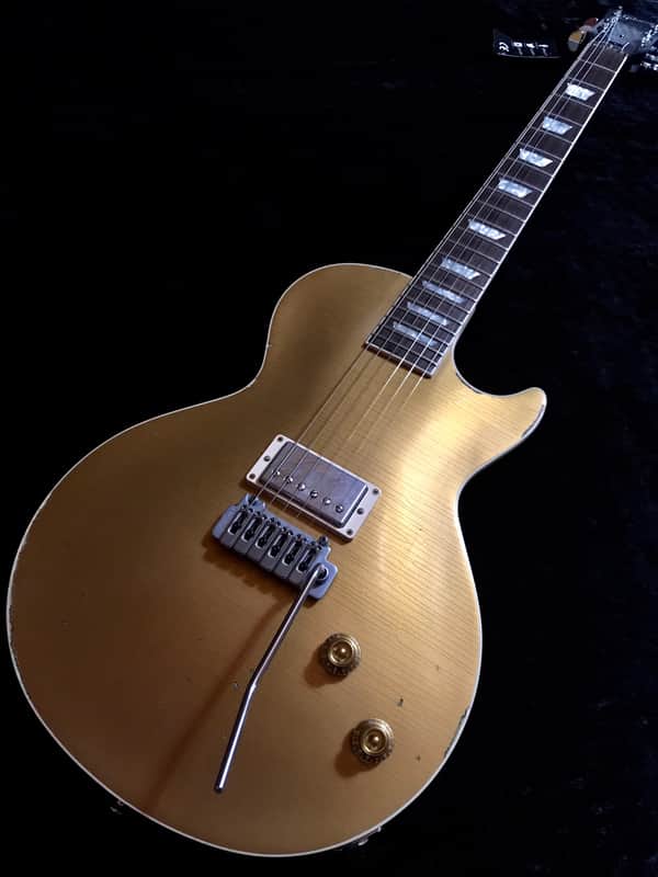 Gibson  Custom Shop Joe Perry Signed "Gold Rush" Les Paul  2019 Goldtop image 1