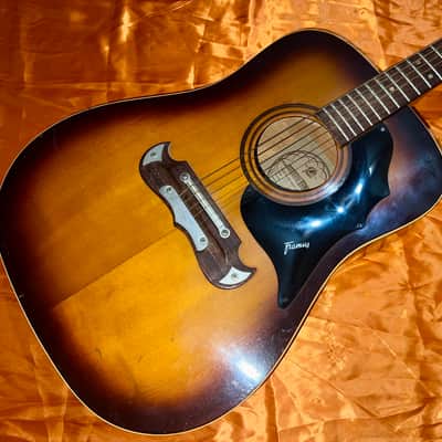 Vintage Framus Texan Acoustic Guitar 1960’s - Sunburst image 12