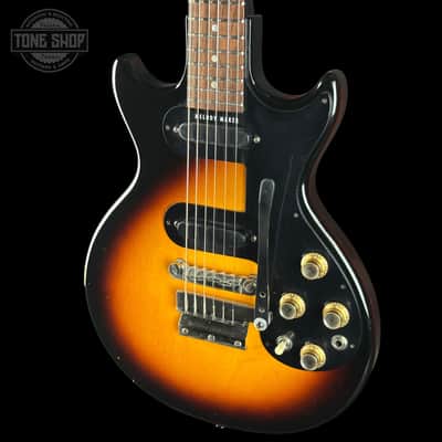 Vintage 1961 Gibson Melody Maker D Sunburst w/non-original chipboard case TSU25064 image 12