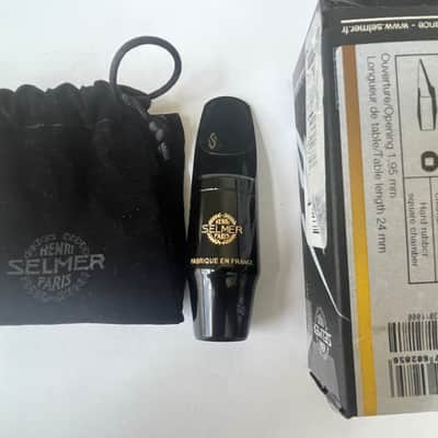 Unused Selmer S80 F Alto Saxophone Mouthpiece with Ligature and Cap image 1
