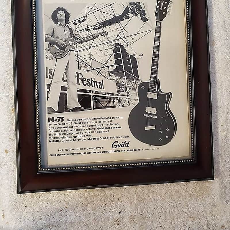 1974 Guild M-75 B & W
