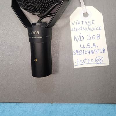Electro-Voice N/D308 Dynamic Cardioid Microphone with Pivoting Head 1990's - Black image 8