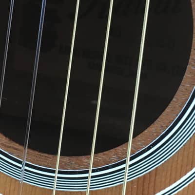 Vintage Kawai MIJ Japan Classical Guitar Lefty Conversion 1960s Natural Relic Martin Style Binding Bonus Gig Case image 5