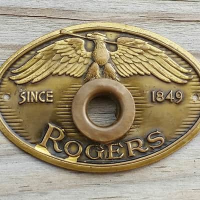 Rogers Eagle Badge 50s 60s Brass image 2