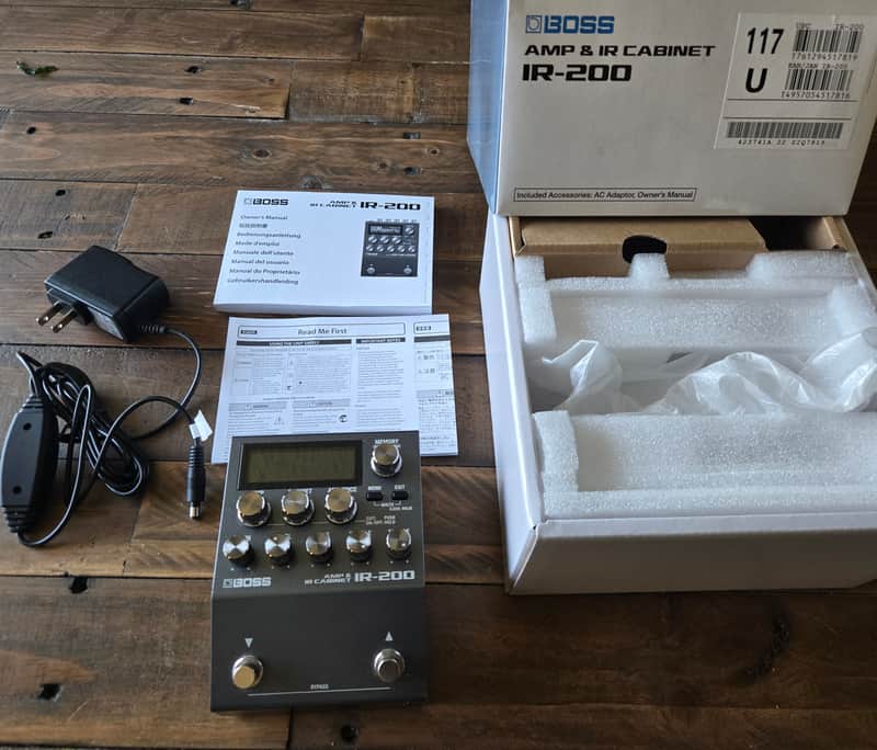 Boss IR-200 Amp and IR Cabinet 2021 - Present - Silver image 1
