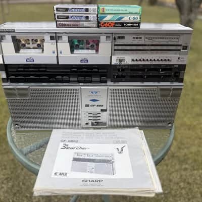 Sharp GF-666Z Rare Vintage Boombox Serviced Warranty Working Cassette Radio image 18