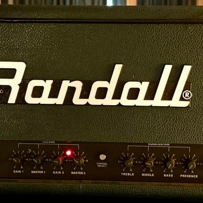 Randall RG-100 Classic 2-Channel 100 Watt Solid State Guitar Amp Head Dimebag Darrell Pantera Vintage Dime Green RG100 image 6