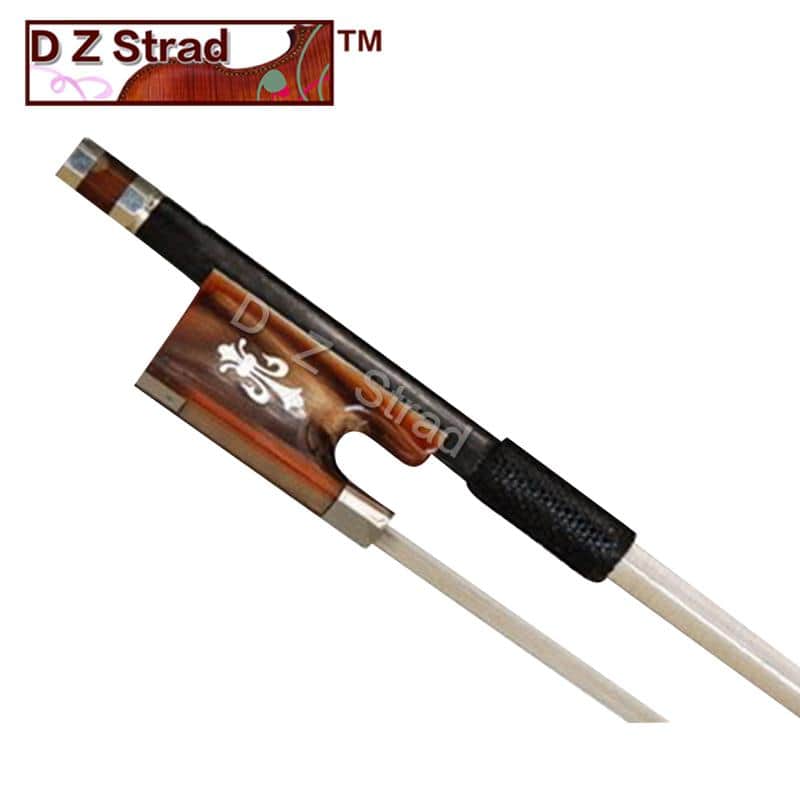 D Z Strad Violin Bow - Model 601 - Carbon Fiber Bow with Ox Horn Fleur-de-Lis Frog image 1