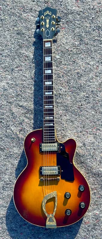 Guild Bluesbird M-75 1969 - Cherry Sunburst image 1
