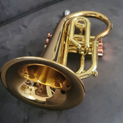 Carol Brass Compact Flugelhorn / Taylor Phat Puppy 2023 - Polished / Lacquered image 13