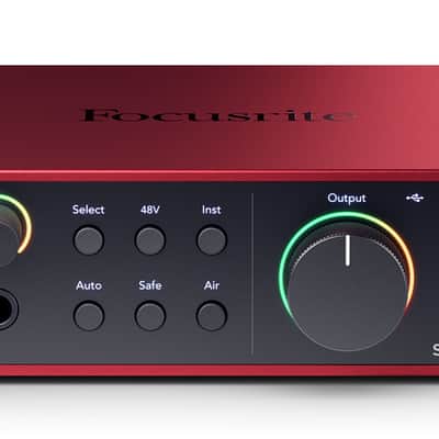 Focusrite Scarlett 2i2 4th Gen Studio Recording USB Audio Interface+Software image 2