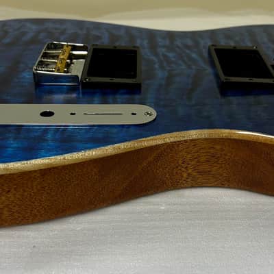 Custom Tele-Style Body 2021 - Blue sealed w\Tru Oil image 7