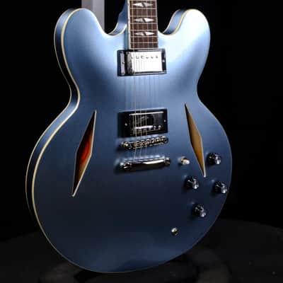 Mint Epiphone Dave Grohl DG-335 - Pelham Blue image 5