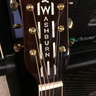 Washburn WSD5240 Warren Haynes Signature Model Acoustic Guitar w/Hard Case - Natural Gloss [ProfRev] image 6
