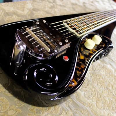 Scott Walker Araya 2013 custom lap steel guitar black image 2