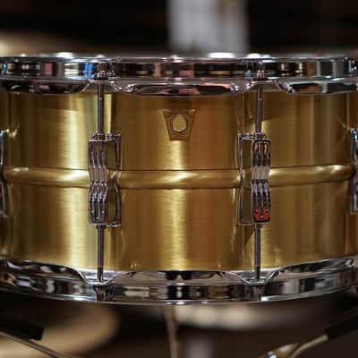 Ludwig 6.5x14" Brushed "Acro Brass" Snare Drum - LB654B image 1