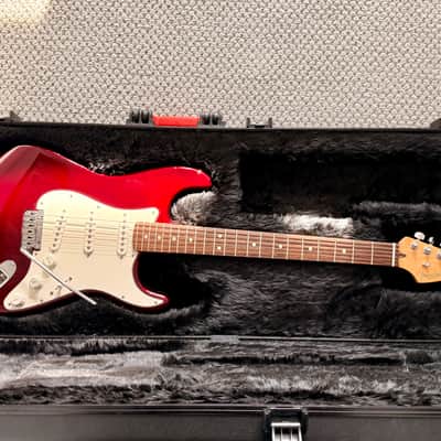 2016 Fender American Standard Stratocaster - Bordeaux Metallic (w/ Suhr V63+ and Vegatrem) image 2