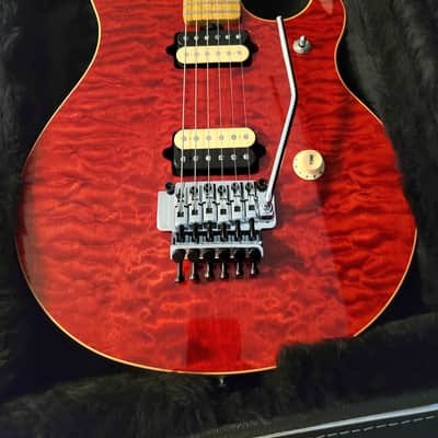 VIDEO! 1995 Ernie Ball Music Man EVH Eddie Van Halen Signature Red Quilt COLLECTOR GRADE 1 owner image 2