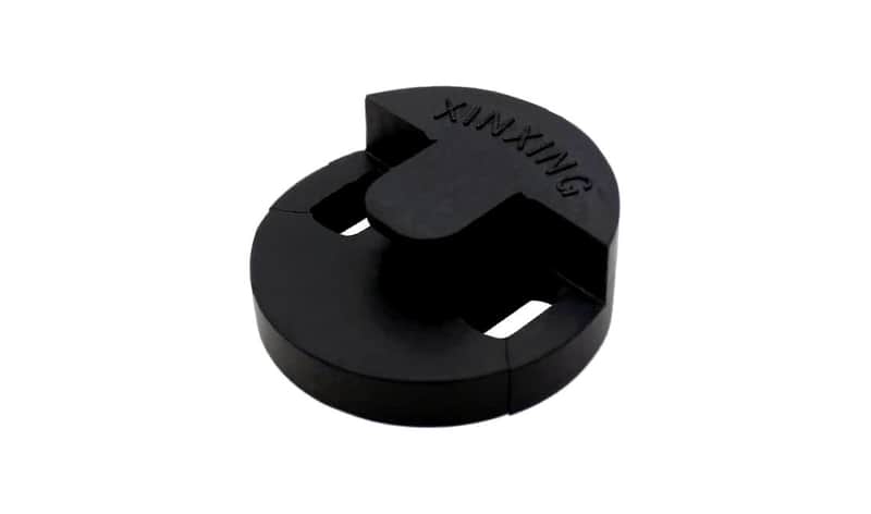 Genuine Tourte Round Cello Mute, Rubber, Two-Hole Bridge Fit-Mount, A World Standard image 1
