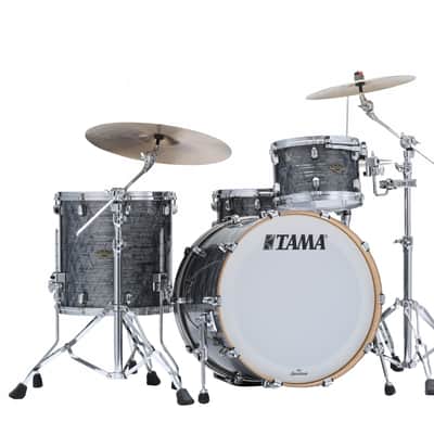 Tama WBR32RZS-CCO Starclassic Walnut/Birch Duracover Wrap Shell Kit 3 pcs - Charcoal Onyx/Chrome HW image 1