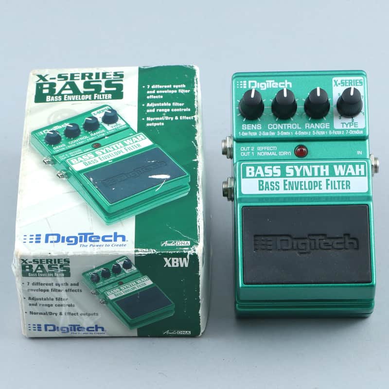 Digitech Bass Synth Wah Bass Guitar Effects Pedal P-30609 | Reverb