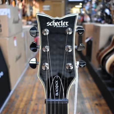 Schecter Korea Solo-II Blackjack Electric Guitar 2022 Black Gloss w/Fishman Fluence Pickups image 7