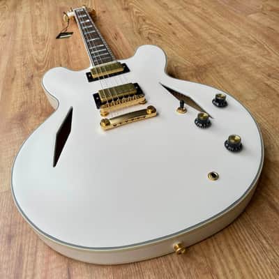 Epiphone Emily Wolfe "White Wolfe" Signature Sheraton Aged Bone White image 5