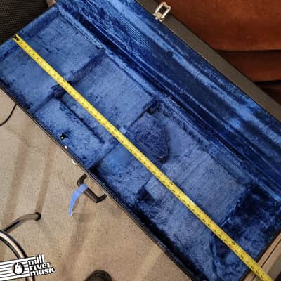 Vintage Korea 1980s Z Explorer Style Guitar Rectangular Hard Case Used image 4