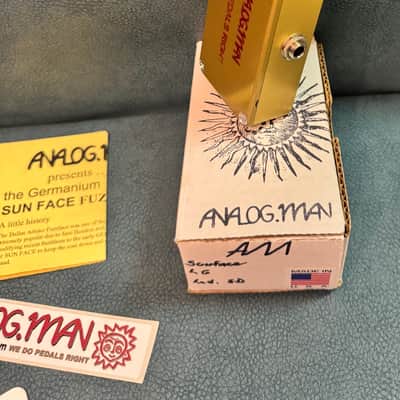 Analogman Sun Face LG - Germanium Fuzz w/Sun Dial Knob and LED image 6