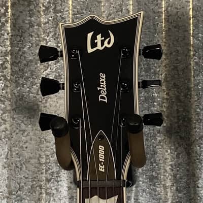 ESP LTD EC-1000S Gloss Black Fluence Guitar & Case #0366 Used image 4
