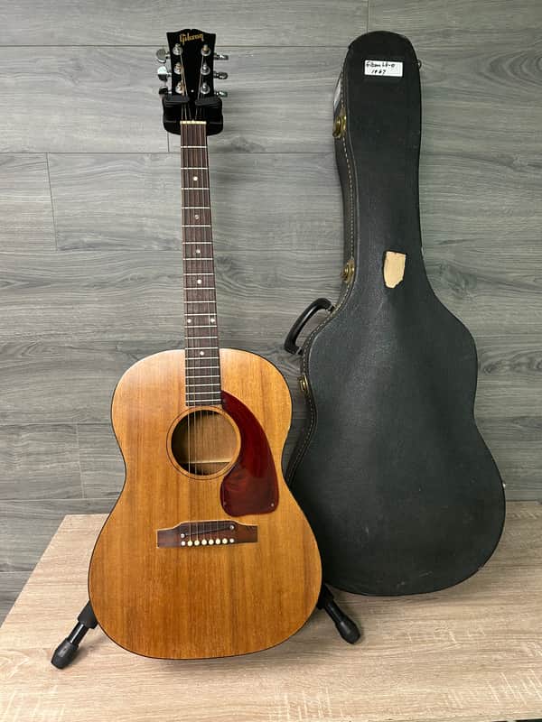 Gibson LG-0 1967 Vintage Acoustic Guitar Mahogany w/ Hard Case #2449