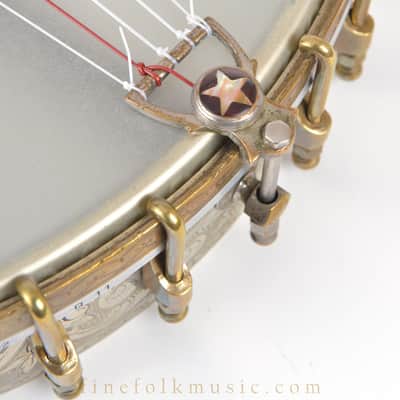 1900s UNKNOWN PRESENTATION 5-STRING BANJO image 18