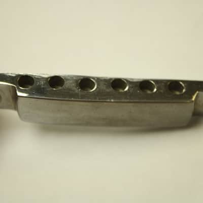 Vintage 1960s-1970's Hofner Germany Stop Tailpiece - Chrome image 4