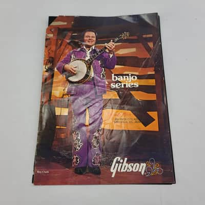 1975 Gibson Banjo Brochure Catalog - Roy Clark image 1