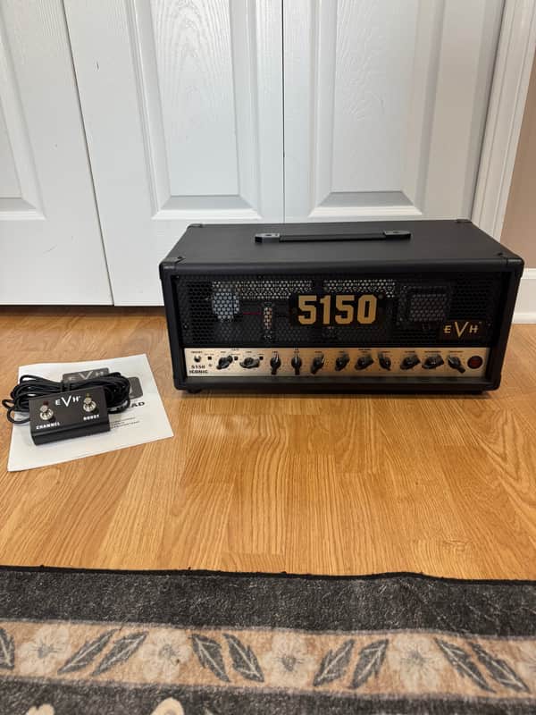 EVH 5150 Iconic Series EL34 2-Channel 15-Watt Guitar Amp Head 2025 - Present - Black image 1
